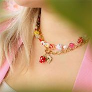 Inspirationsets Verspielte Schmuckinspirationen mit handbemalten Glasperlen