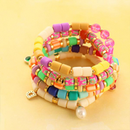 Inspirationsets Inspirationen zu Armbänder mit Polymer-Perlen