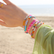 Inspirationsets Sommerliche Schmuckinspiration mit Facettenperlen