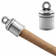 Metall Perle DQ antik silber  Schauen Sie auch auf unsere Kollektion DQ Metall Endkappen antik silber