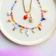 Neues 29-03-2024 Brandneu! Fröhliche Keramikperlen