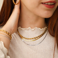 Inspirationsets Mix & Match Edelstahlketten und -armbänder