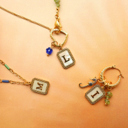 Inspirationsets Stilvollen Schmuck mit Edelstahl-Perlmuttanhängern entwerfen