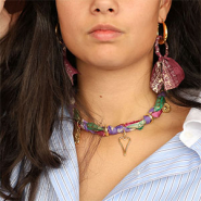 Inspirationsets  Einzigartiger Schmuck: Sari-Seidenband und DQ-Metall-Schieber