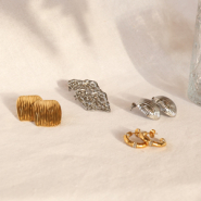 Neues 11-12-2024 Neu: Ohr- & Armschmuck aus Edelstahl