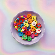 Inspirationsets Holzperlen: fröhliche Akzente in sommerlichen Designs