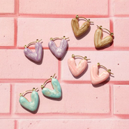 Inspirationsets Facettperlenketten und Herzohrringe bringen Farbe ins Design