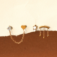 Neues 14-01-2026 Edelstahl-Ohrpiercings