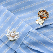 Inspirationsets Knopfabdeckungen mixen & matchen an Blusen und Blazern