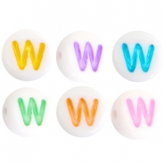 Acryl Buchstaben W Multicolor-Weiss