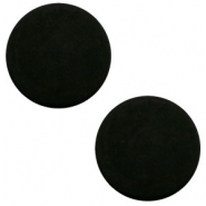 20 mm flach Polaris Elements Cabochons matt Black