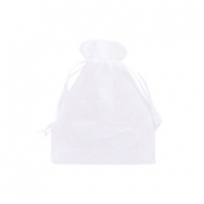 Organza Schmuck Beutel 7x9cm White
