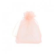 Organza Schmuck Beutel 7x9cm Salmon peach