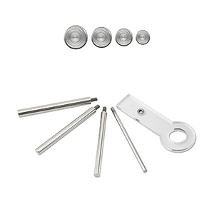 Bindering Macher Beadalon (4mm, 6mm, 7mm, 8mm) Silber