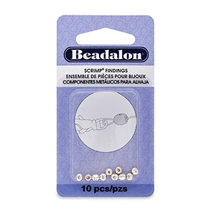 Scrimps oval 3.5mm Beadalon Silver