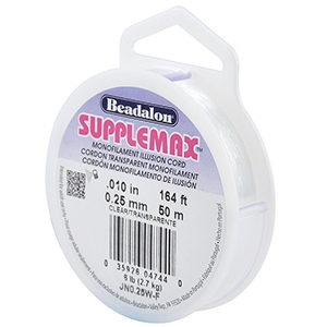 Schmuck Draht Supplemax 0.25mm 50 meter Clear