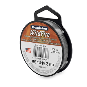 Wildfire Wire Beadalon 0.20mm Grey