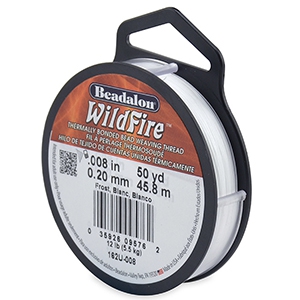 Wildfire Wire Beadalon 0.20mm Frost white