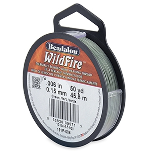 Wildfire Wire Beadalon 0.15mm Green