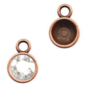 Zubeh&ouml;r Metall TQ eine &Ouml;se f&uuml;r Chaton SS39 Kupfer (nickelfrei)