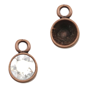 Zubeh&ouml;r Metall TQ  eine &Ouml;se f&uuml;r Chaton SS39 Kupfer (nickelfrei)