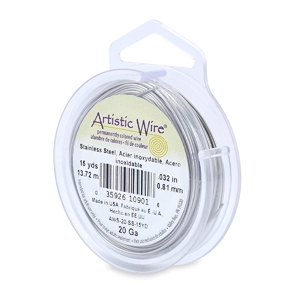 Artistic Wire 20 Gauge Stainless steel