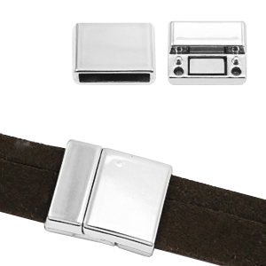 Magnet Verschluss basic quality Metall &Oslash;15x3mm Antik silber