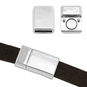 Magnet Verschluss basic quality Metall &Oslash;10.2x2.1mm Antik silber