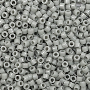 Miyuki Perlen 11/0 delica's Opaque grey