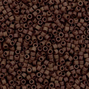 Miyuki Perlen 11/0 delica's Opaque matte espresso brown DB-1910