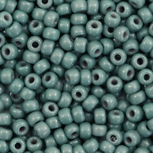 Miyuki 8/0 Rocailles Duracoat opaque eucalyptus green 8-4481