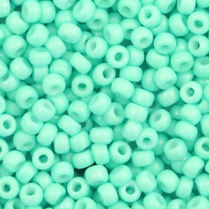 Miyuki 8/0 Rocailles Duracoat opaque catalina green 8-4472