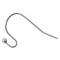 Zubeh&ouml;r aus Stainless Steel - Rostfreiem Stahl Ohrringe / Ohrh&auml;nger Antik silber