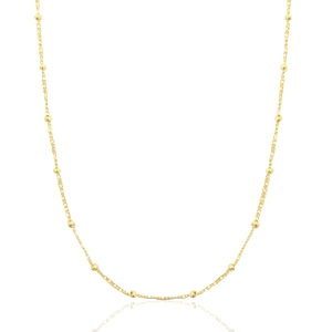 Stainless Steel - Rostfrei Stahl Kette Kugel Gold