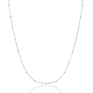 Stainless Steel - Rostfrei Stahl Kette Kugel Silver