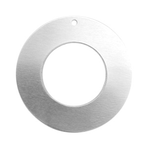 ImpressArt Anh&auml;nger Metall Rohlinge Alkeme Ring 25mm Silber
