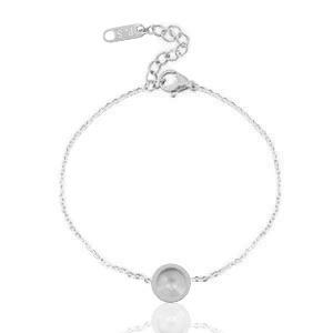 Armband Polaris Steel f&uuml;r 7mm Cabochon oder Swarovski Elements 2088-SS34 Silber