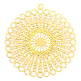 Anh&auml;nger Bohemian rund Gold (Nickelfrei)