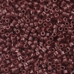 Miyuki Perlen 11/0 delica's Opaque currant brown DB-1134