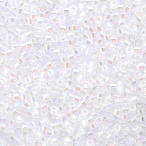 Miyuki Perlen 11/0 delica's Transparent AB crystal DB-51