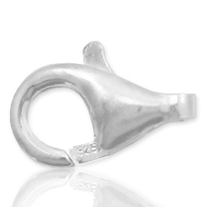 Zubeh&ouml;r 925 Silber Karabinerverschluss 8mm Silber