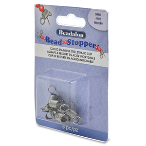 Bead Stopper Small 8pcs Beadalon Stainless steel
