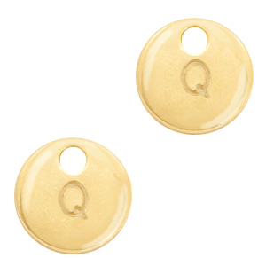Anh&auml;nger Metall Basic quality Initiale Q Gold (Nickelfrei)