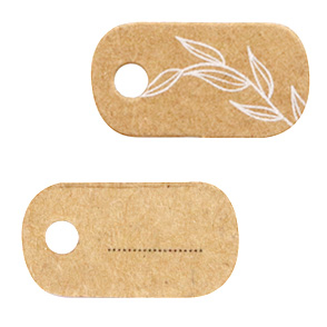 Karten f&uuml;r Schmuck Floral Brown