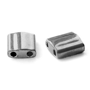 Miyuki Perlen 5x5mm tila Plated nickel anthracite TL-190