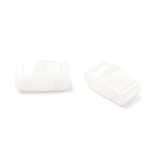 Miyuki Perlen 5x2.3mm half tila Ceylon white pearl HTL-420