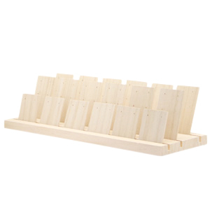 Schmuck Display Holz f&uuml;r Ohrringe Natural (nat&uuml;rliche Farbe Holz)