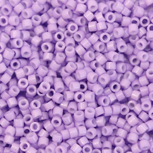 Miyuki Perlen 11/0 delica's Duracoat opaque dyed columbine lila DB-2138