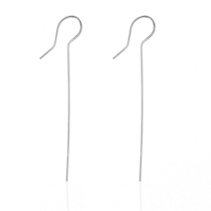 Stainless Steel - Rostfrei Stahl Ohrringe Silber