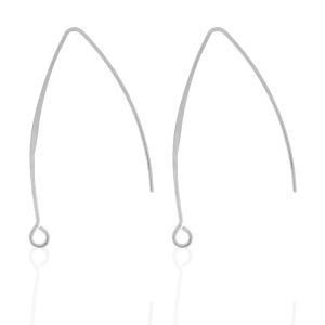Stainless Steel - Rostfrei Stahl Ohrringe Silber